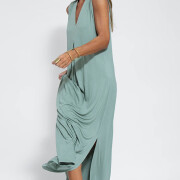 Womens-Summer-Boho-Sleeveless-V-Neck-Maxi-Dress-Bluegreen-2