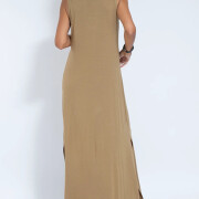 Womens-Summer-Boho-Sleeveless-V-Neck-Maxi-Dress-Khaki-2