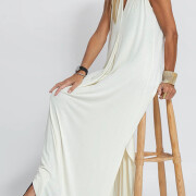 Womens-Summer-Boho-Sleeveless-V-Neck-Maxi-Dress-Whtie-3