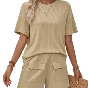 Womens-Summer-2-Piece-Outfits-Khaki-1