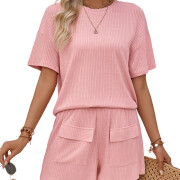 Womens-Summer-2-Piece-Outfits-Pink-1