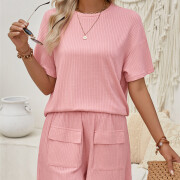 Womens-Summer-2-Piece-Outfits-Pink-4