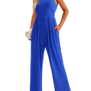 Womens-Summer-Sleeveless-Jumpsuit-Blue-1