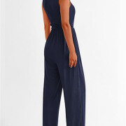 Womens-Summer-Sleeveless-Jumpsuit-Navyblue-2