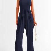 Womens-Summer-Sleeveless-Jumpsuit-Navyblue-4