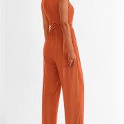 Womens-Summer-Sleeveless-Jumpsuit-Orange-2