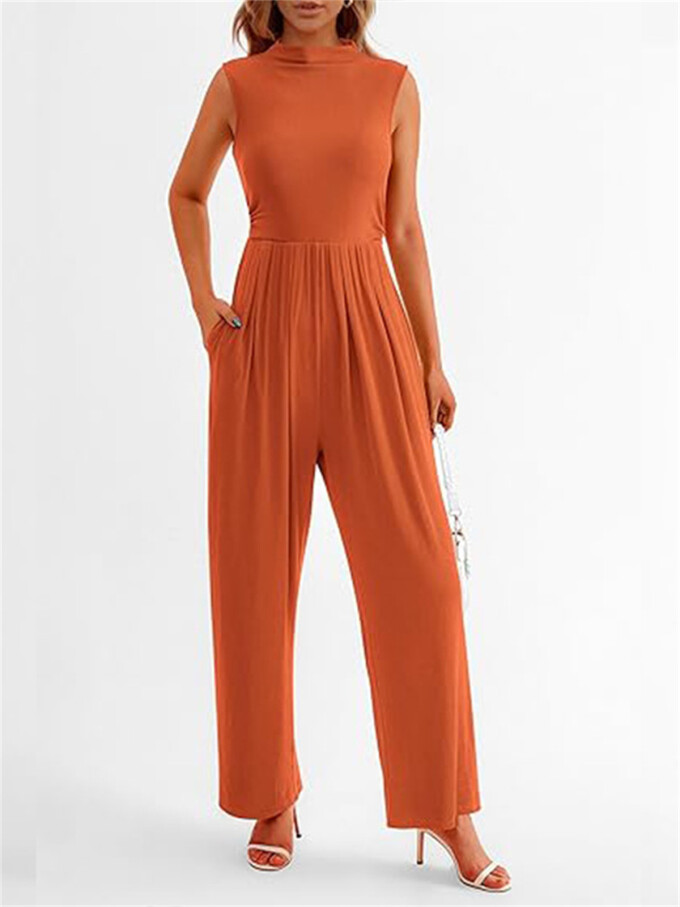 Womens-Summer-Sleeveless-Jumpsuit-Orange-5.jpg