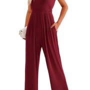 Womens-Summer-Sleeveless-Jumpsuit-Winered-1