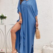 Women-Kaftan-Dress-Blue-4