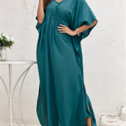 Women-Kaftan-Dress-Darkgreen-6