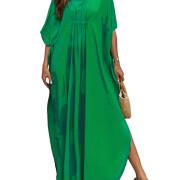 Women-Kaftan-Dress-Green-1