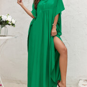 Women-Kaftan-Dress-Green-4