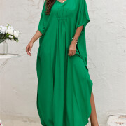 Women-Kaftan-Dress-Green-5