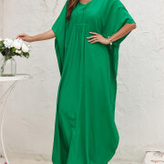 Women-Kaftan-Dress-Green-6