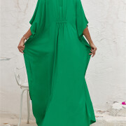 Women-Kaftan-Dress-Green-7