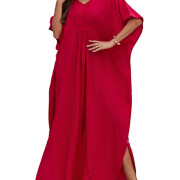 Women-Kaftan-Dress-Red-1