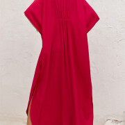 Women-Kaftan-Dress-Red-2