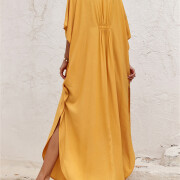 Women-Kaftan-Dress-Yellow-2