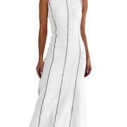 Womens-Bodycon-Long-Dress-White-1