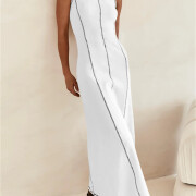 Womens-Bodycon-Long-Dress-White-2