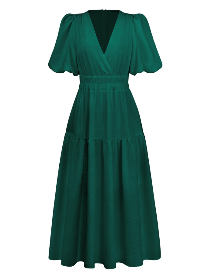 Womens-Summer-Deep-V-Neck-Dress-Green-6.jpg