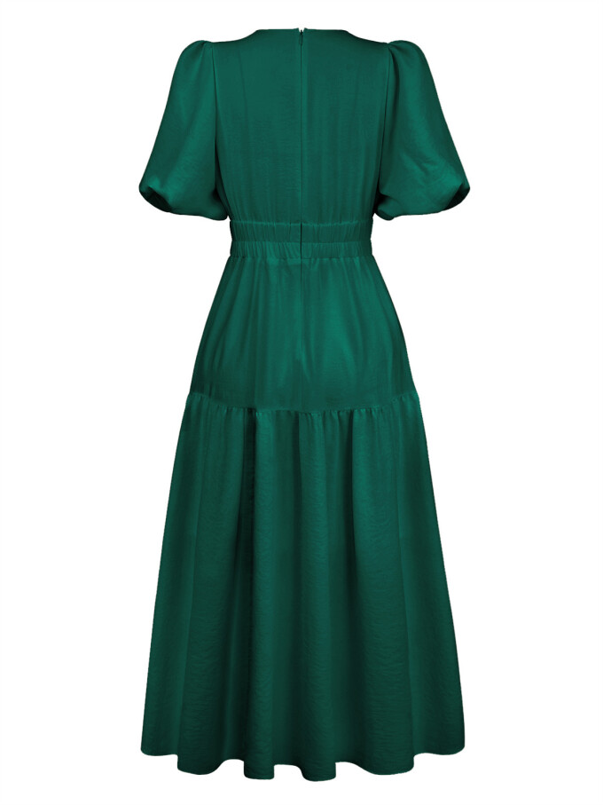 Womens-Summer-Deep-V-Neck-Dress-Green-7.jpg