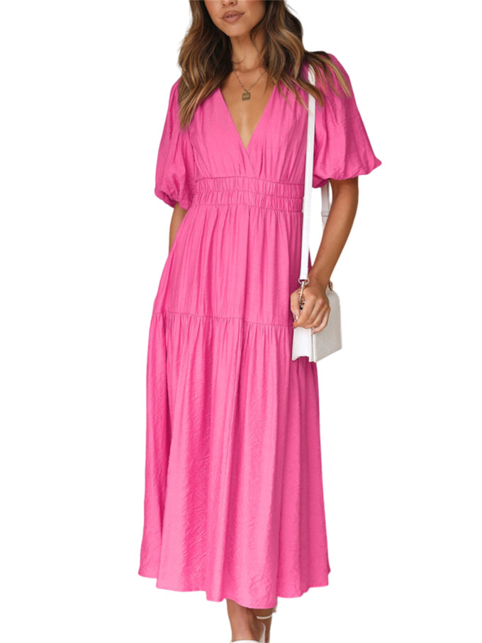 Womens-Summer-Deep-V-Neck-Dress-Rosered-1.jpg