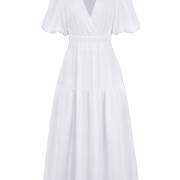 Womens-Summer-Deep-V-Neck-Dress-White-6