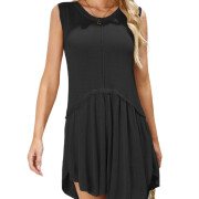 Womens-Summer-Mini-Dress-Black-1