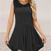 Womens-Summer-Mini-Dress-Black-3