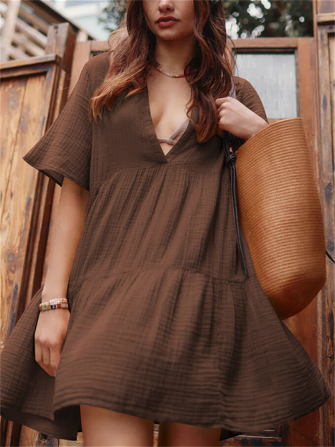 deep-v-neck-mini-dress-Coffee-5.jpg