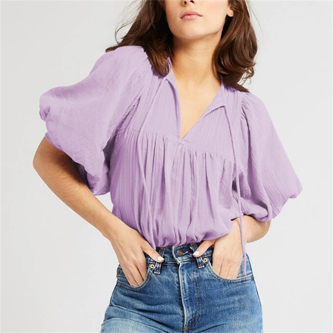 lantern-sleeve-v-neck-top-Purple-4.jpg