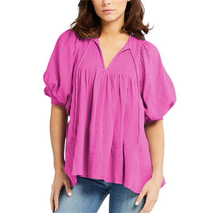 lantern-sleeve-v-neck-top-Rosered-1.jpg