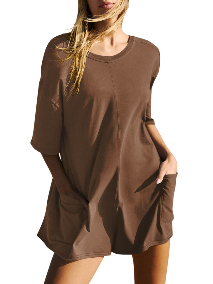 Womens-Short-Sleeve-Romper-Coffee-1.jpg