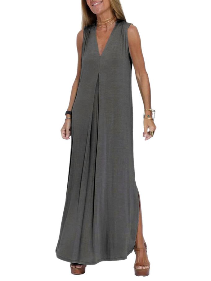 v-neck-tank-long-dress-Grey-1.jpg