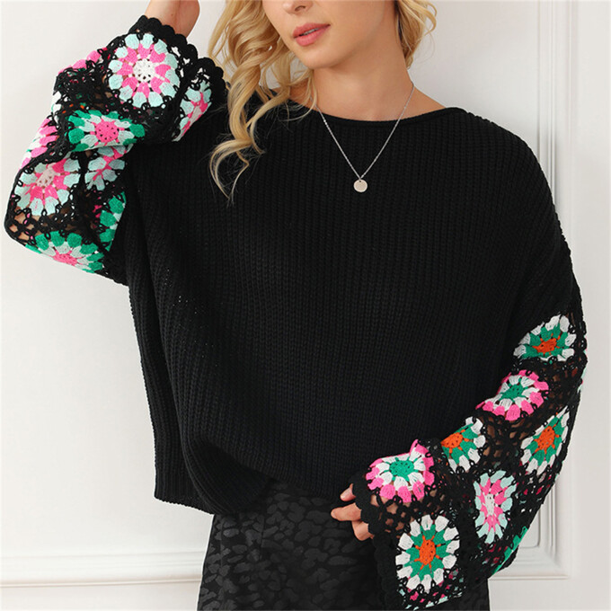 patchwork-sleeve-pullover-sweater-Black-3.jpg