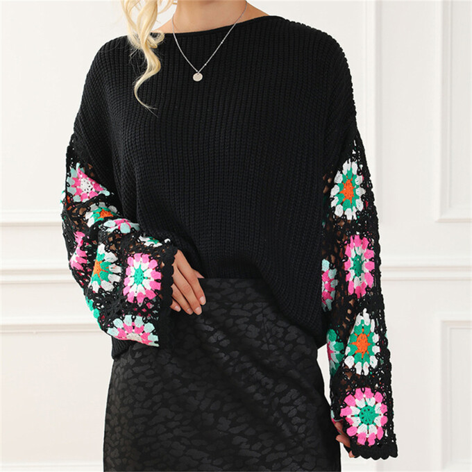 patchwork-sleeve-pullover-sweater-Black-4.jpg