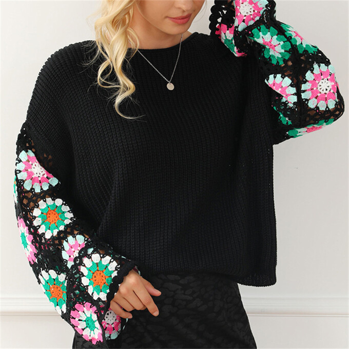 patchwork-sleeve-pullover-sweater-Black-5.jpg