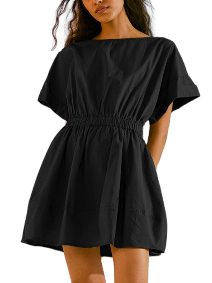 elastic-waist-mini-dress-Black-1.jpg