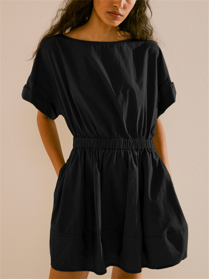 elastic-waist-mini-dress-Black-2.jpg