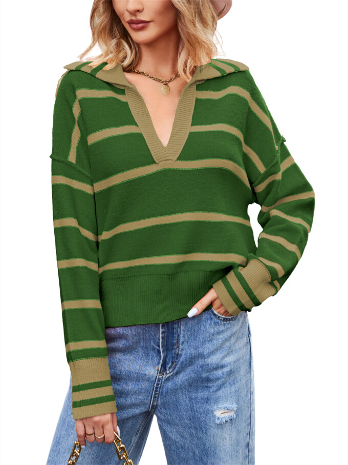 v-neck-sweater-tops-Green-2.jpg