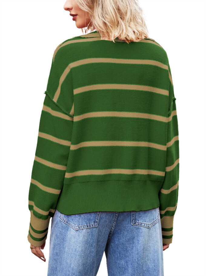 v-neck-sweater-tops-Green-4.jpg