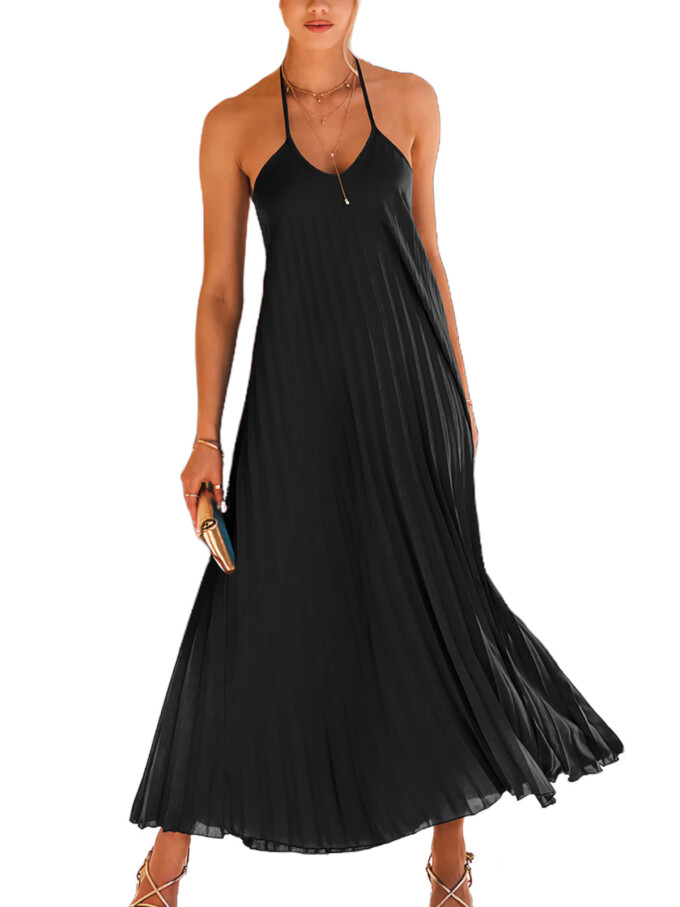 halter-neck-pleated-dress-Black-1.jpg