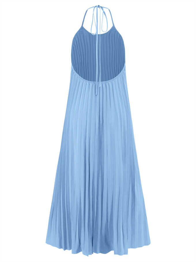 halter-neck-pleated-dress-Blue-6.jpg