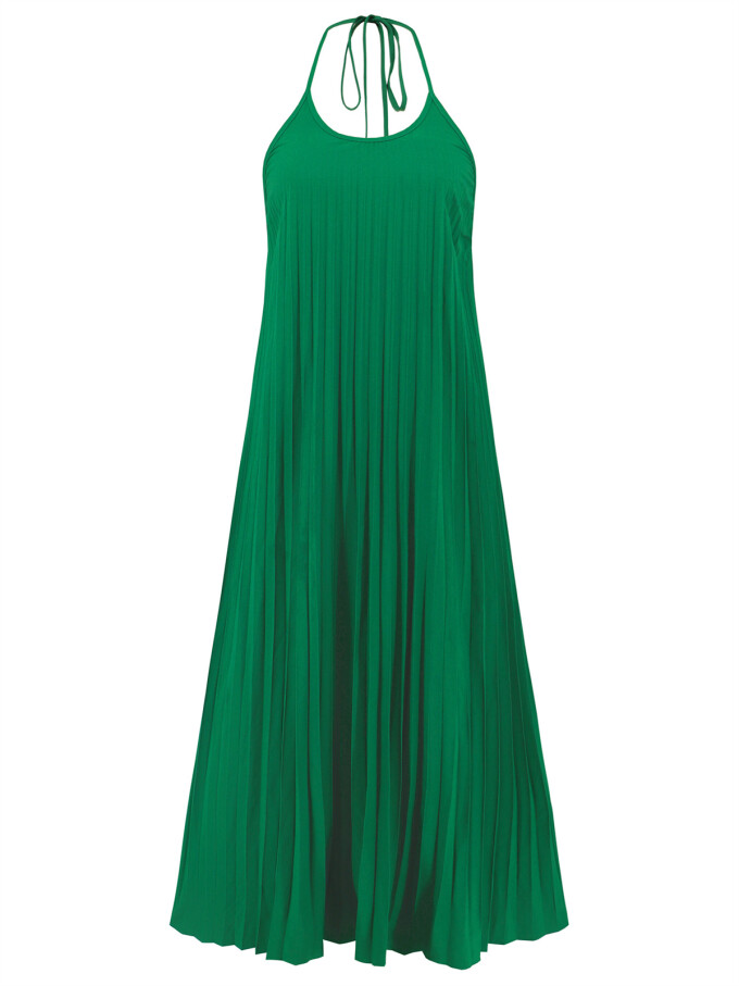 halter-neck-pleated-dress-Green-5.jpg