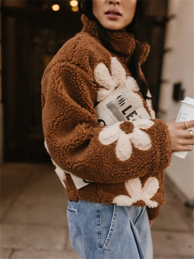 flower-pattern-sherpa-jacket-Brown-3.jpg