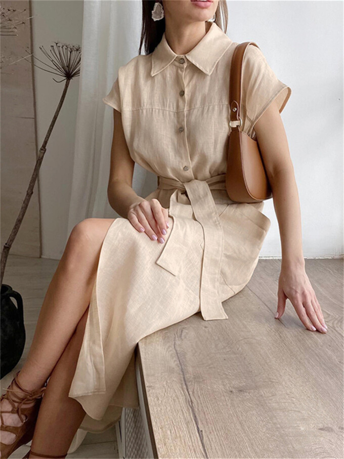 cotton-linen-shirt-dress-Khaki-4.jpg