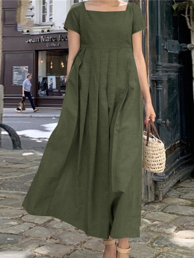 summer-cotton-linen-maxi-dress-Army-Green-2.jpg