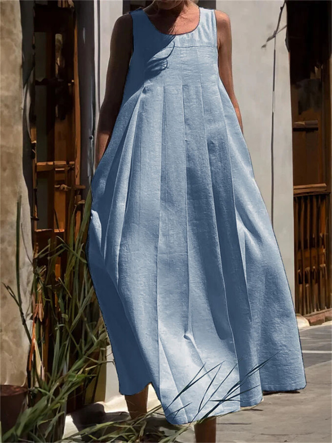 summer-linen-long-dress-Blue-2.jpg