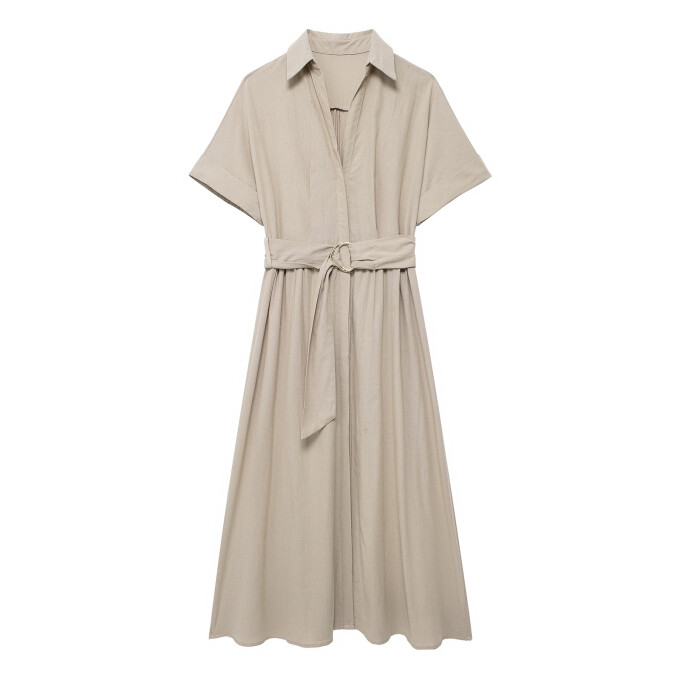 flowy-bleted-midi-dress-Khaki-1.jpg